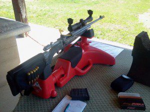 Sighting in my Ruger Gunsite Scout Rifle with the Leatherwood Hi-Lux LER scope