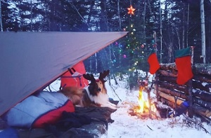 Matthew Posa Adventures; wilderness winter camping with a Christmas theme.