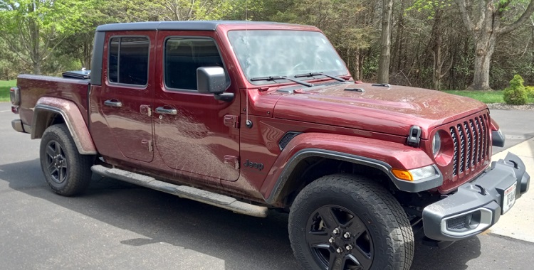 A dirty Jeep Gladiator is a happy Jeep Gladiator